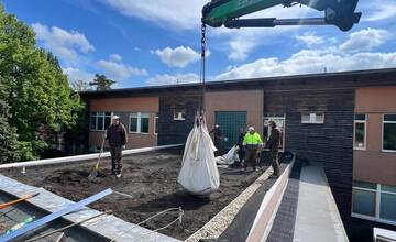 FOTO: Fakulta záhradníctva a krajinného inžinierstva SPU v Nitre má zelenú strechu