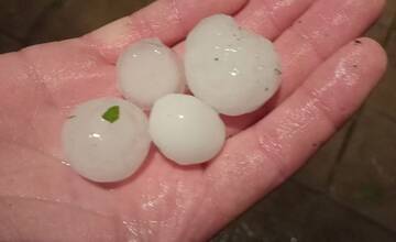 FOTO: Búrky a supercely na juhu Slovenska 9. júna 2024