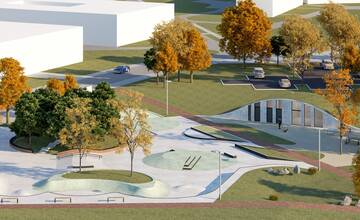 FOTO: Takto by mal vyzerať skatepark a multifunkčný areál na Chrenovej v Nitre