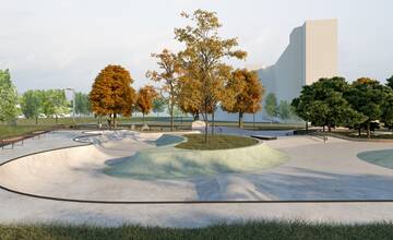 FOTO: Takto by mal vyzerať skatepark a multifunkčný areál na Chrenovej v Nitre