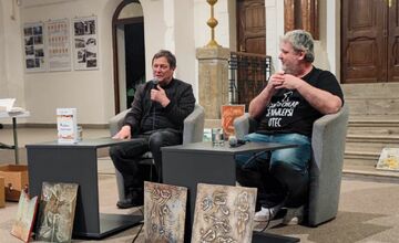 FOTO: Významný výtvarník a sochár Fero Guldan dostal ocenenie od primátora mesta Nitra