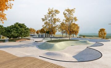 FOTO: Projekt skateparku a multifunkčného areálu na Chrenovej v Nitre