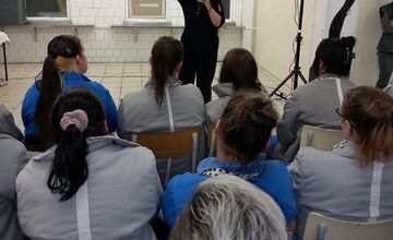 FOTO: Gizka Oňová koncertovala v ženskej väznici v Nitre