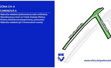 FOTO: Prehľad spoplatnených ulíc v Nitre od 1. apríla 2025