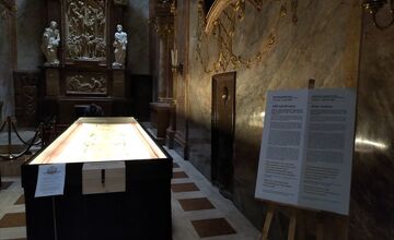 FOTO: Na Nitrianskom hrade vystavili vernú repliku Turínskeho plátna 