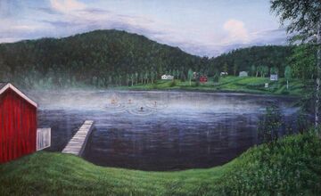 FOTO: Diela nitrianskej maliarky Moniky Zimovej