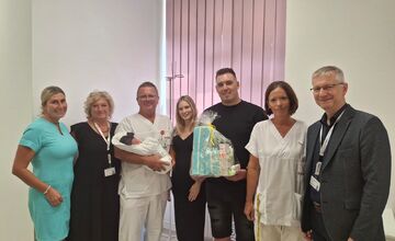 FOTO: Tamarka je 500. bábätko narodené v roku 2025 v levickej nemocnici