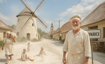 FOTO: Obce v Nitrianskom kraji očami AI