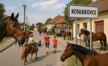 FOTO: Obce v Nitrianskom kraji očami AI