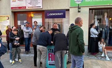 FOTO: Ako to vyzeralo v utorok 23. septembra na proteste v Nitre?