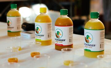 FOTO: Zázvorový shot Komárňana Gábora uspel v televíznej šou Jama levova, predstaviť mu ho pomohol komik Joe Trendy