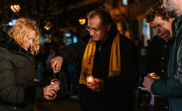 FOTO: Protesty a zhromaždenia k 17. novembru v Nitrianskom kraji 