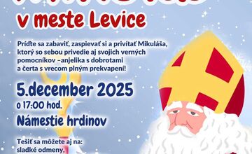 FOTO: Aj v Leviciach a okolí bude Mikuláš prekvapovať deti, pripravuje sa hneď niekoľko mikulášskych akcií