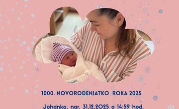 FOTO: Prvé bábätká nového roka 2026 v Nitrianskom kraji 
