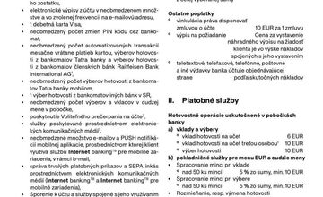 FOTO: Poplatky za služby pre fyzické osoby
