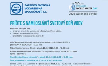 FOTO: Západoslovenská vodárenská spoločnosť pripravuje podujatia ku Svetovému dňu vody 2026