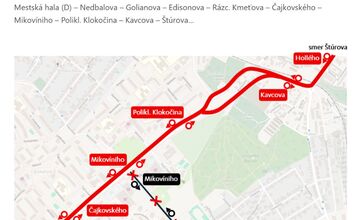 FOTO: Uzávera Dolnočermánskej v Nitre ovplyvní aj MHD. Čo sa zmení?