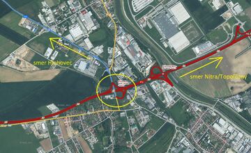 FOTO: Obmedzenia na križovatke R1A Nitra – Kynek