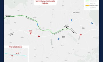 FOTO: Uzávierky pri Nitre pokračujú, vodičov čakajú obchádzky