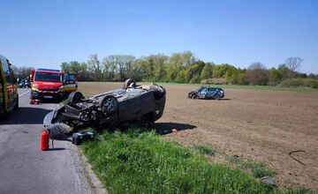 FOTO: Nehoda medzi obcami Búč a Bátorove Kosihy