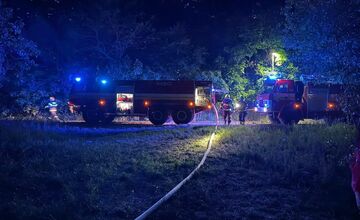 FOTO: V obci Kalná nad Hronom horelo