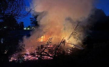 FOTO: V obci Kalná nad Hronom horelo
